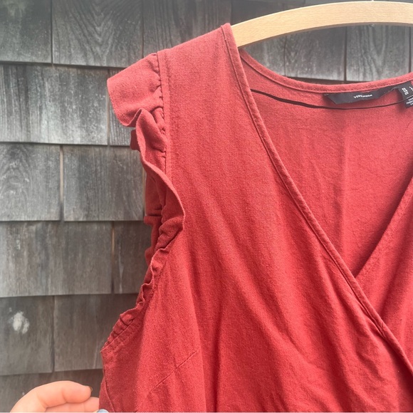 ASOS Vero Moda mini dress with wrap front - Picture 5 of 6